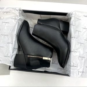 Lulu’s Illusion Black Pointed Ankle Booties